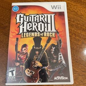 Guitar Hero III: Legends of Rock (Wii) - Activision, Orange Cover